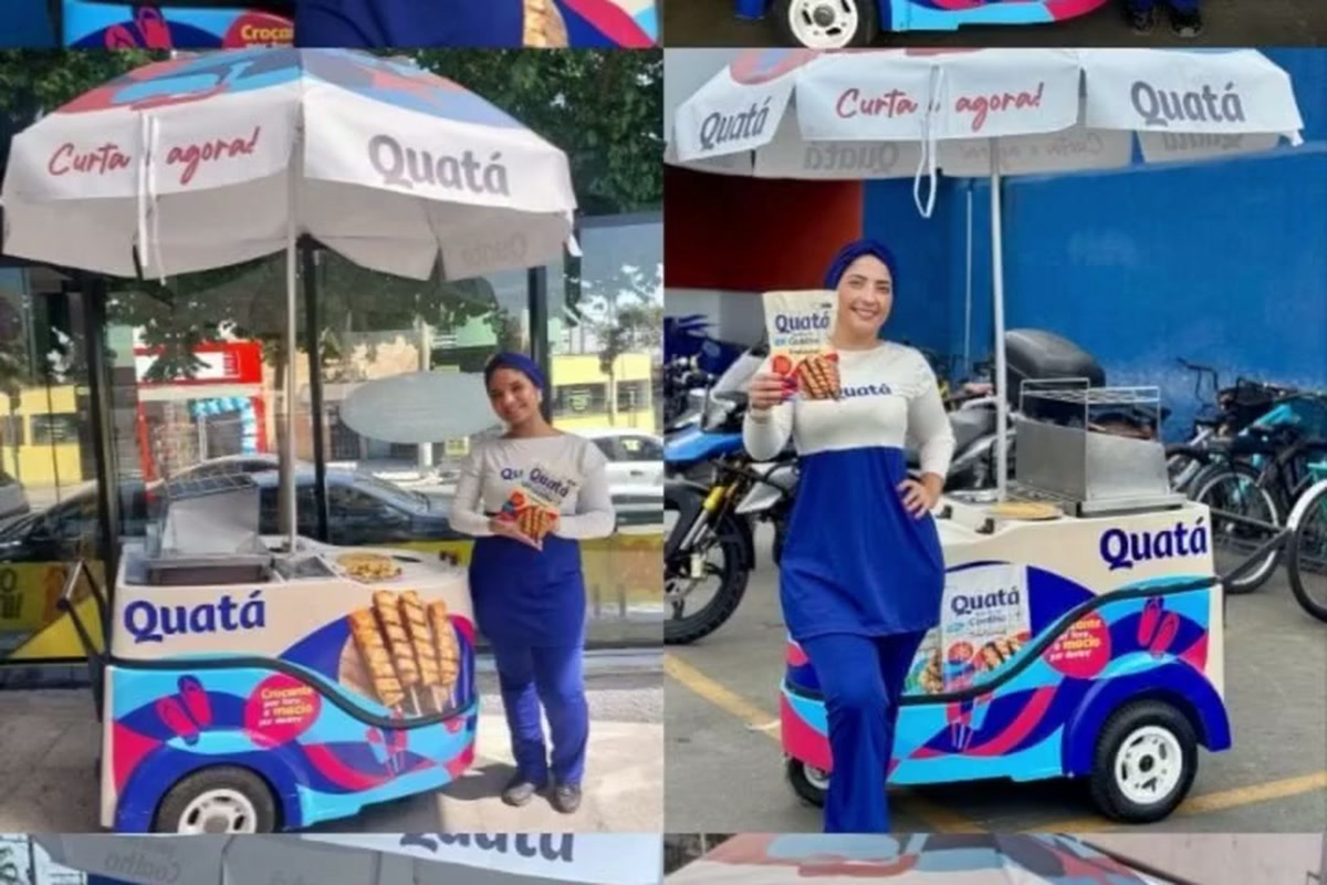 Equipe de promotoras da DV Eventos em supermercado